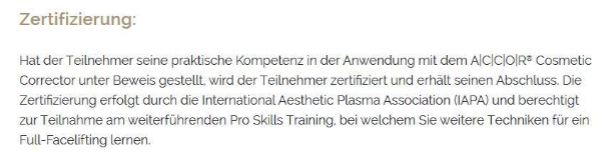 Zertifizierung